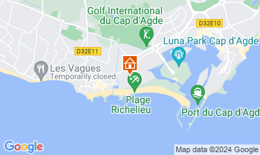 Map Cap d'Agde Apartment 62868