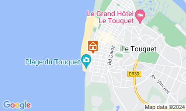 Map Le Touquet Apartment 26417