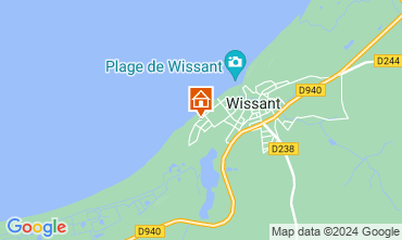 Map Wissant Vacation rental 106031