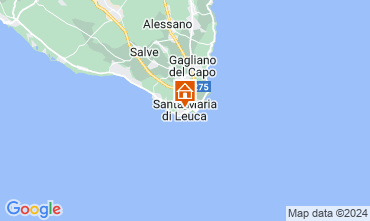 Map Castrignano del Capo Apartment 112913