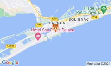 Map Carnon Plage Apartment 109199