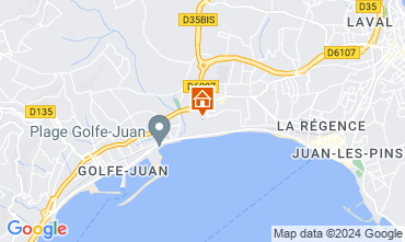 Map Juan les Pins Apartment 113215