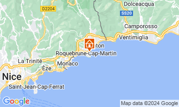 Map Roquebrune Cap Martin Apartment 81034