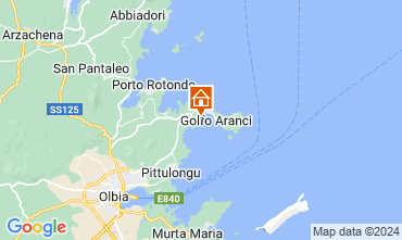 Map Aranci Gulf Apartment 83824