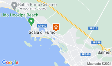 Map Porto Cesareo Apartment 81636