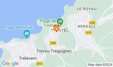 Map Trevou Treguignec Apartment 100419