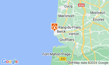 Map Berck-Plage One-room apartment 92993