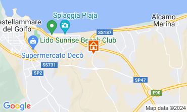 Map Castellammare del Golfo Villa 128845