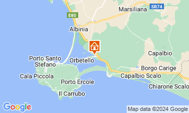 Map Orbetello Apartment 126027