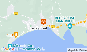 Map Le Diamant Apartment 128716