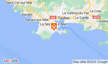 Map La Seyne sur Mer Apartment 124296