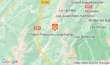 Map Saint Franois Longchamp Chalet 107261