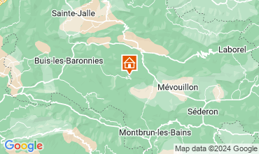 Map Buis les Baronnies Vacation rental 128907