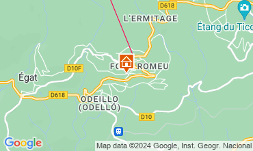 Map Font Romeu Apartment 126219
