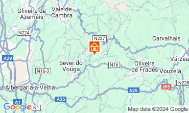 Map Sever do Vouga Vacation rental 59825