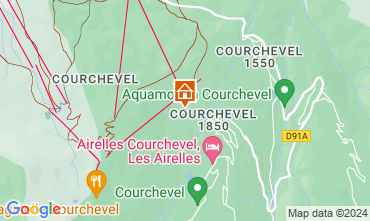 Map Courchevel Apartment 120846