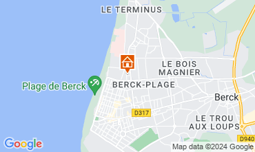 Map Berck-Plage Apartment 127431