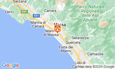 Map Marina di Massa Apartment 127969