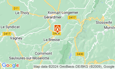 Map La Bresse Hohneck Apartment 4534