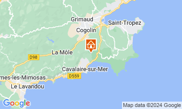 Map La Croix Valmer Villa 109448