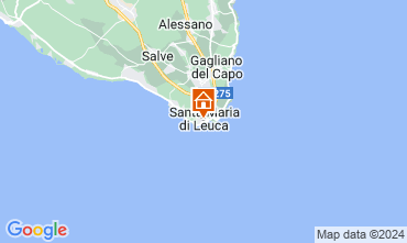 Map Santa Maria di Leuca Apartment 109843