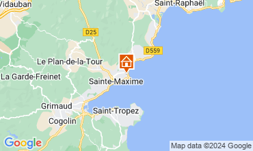 Map Sainte Maxime House 8531