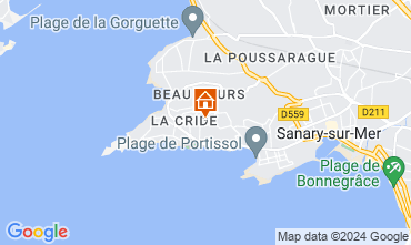 Map Sanary-sur-Mer Villa 119961