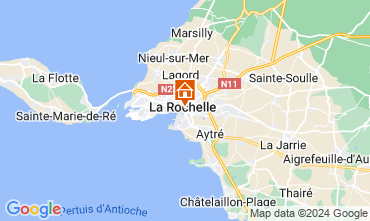 Map La Rochelle Apartment 127151