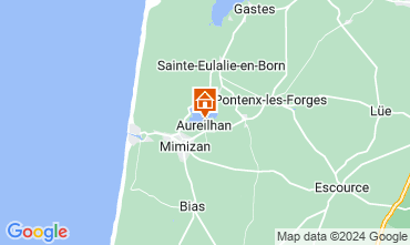 Map Mimizan Mobile home 125345