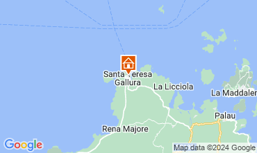 Map Santa Teresa di Gallura Apartment 128386