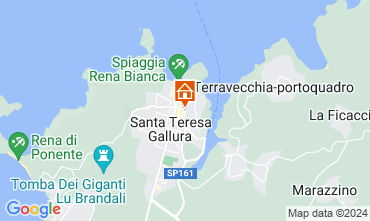 Map Santa Teresa di Gallura Apartment 128386