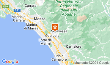 Map Pietrasanta Apartment 127174