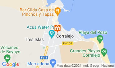 Map Corralejo Apartment 128601