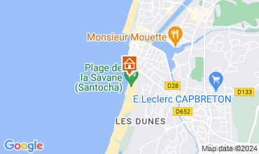 Map Capbreton Apartment 121282