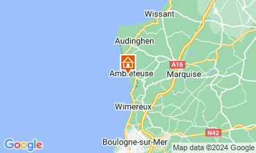 Map Wimereux Apartment 122990