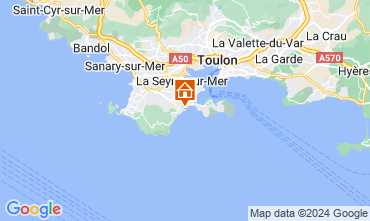 Map La Seyne sur Mer Apartment 120896