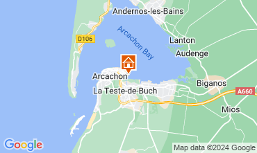 Map Arcachon Apartment 81764