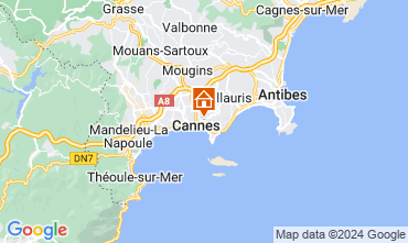 Map Cannes Apartment 59852