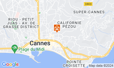 Map Cannes Apartment 59852