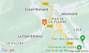 Map Morzine Apartment 15364