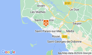 Map Saint Palais sur Mer Apartment 41833