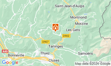 Map Praz de Lys Sommand Apartment 2381