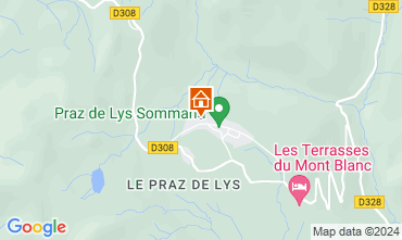 Map Praz de Lys Sommand Apartment 2381