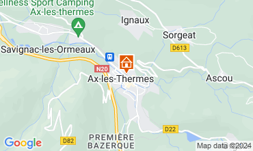 Map Ax Les Thermes Apartment 66392