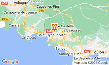 Map Saint Cyr sur Mer House 117777
