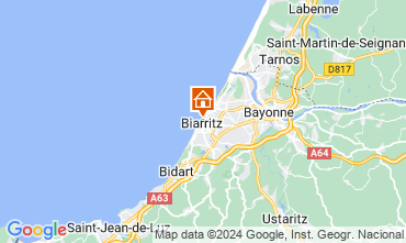 Map Biarritz One-room apartment 123305