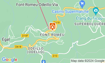 Map Font Romeu Apartment 80067