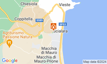 Map Vieste Villa 113421