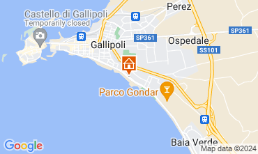 Map Gallipoli Apartment 128955