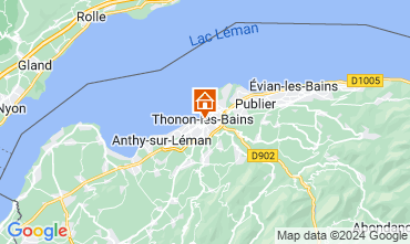 Map Thonon Les Bains Apartment 126125